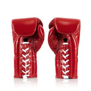 นวมชกมวยสำหรับแข่งขัน Fairtex Pro Competition - Locked Thumb (หนังแท้)