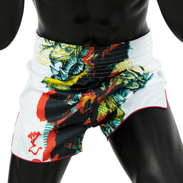 Fairtex Muay Thai Shorts - BS1908 Satoru Collection White