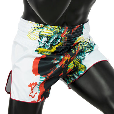 Fairtex Muay Thai Shorts - BS1908 Satoru Collection White