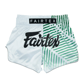 กางเกงมวยไทย Fairtex - BS1923 Racer สีขาว