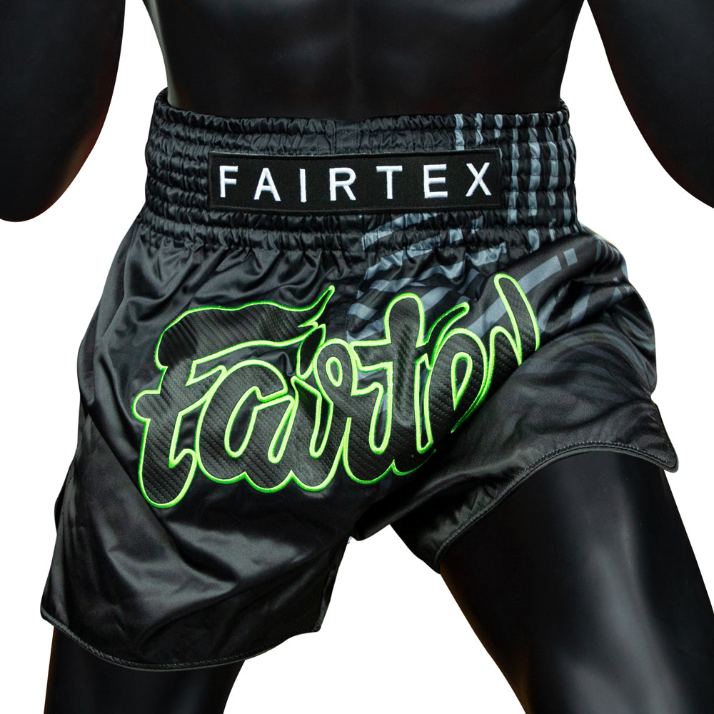 กางเกงมวยไทย Fairtex BS1924 Racer สีดำ Fairtex Thailand