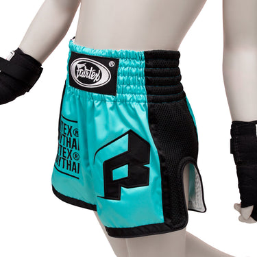 กางเกงชกมวยสำหรับเด็ก Fairtex - BSK2107 "Turquoise"